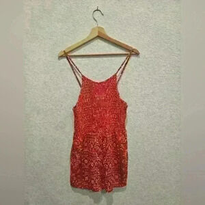 FLORAL SMOCKED SLEEVELESS DRESS